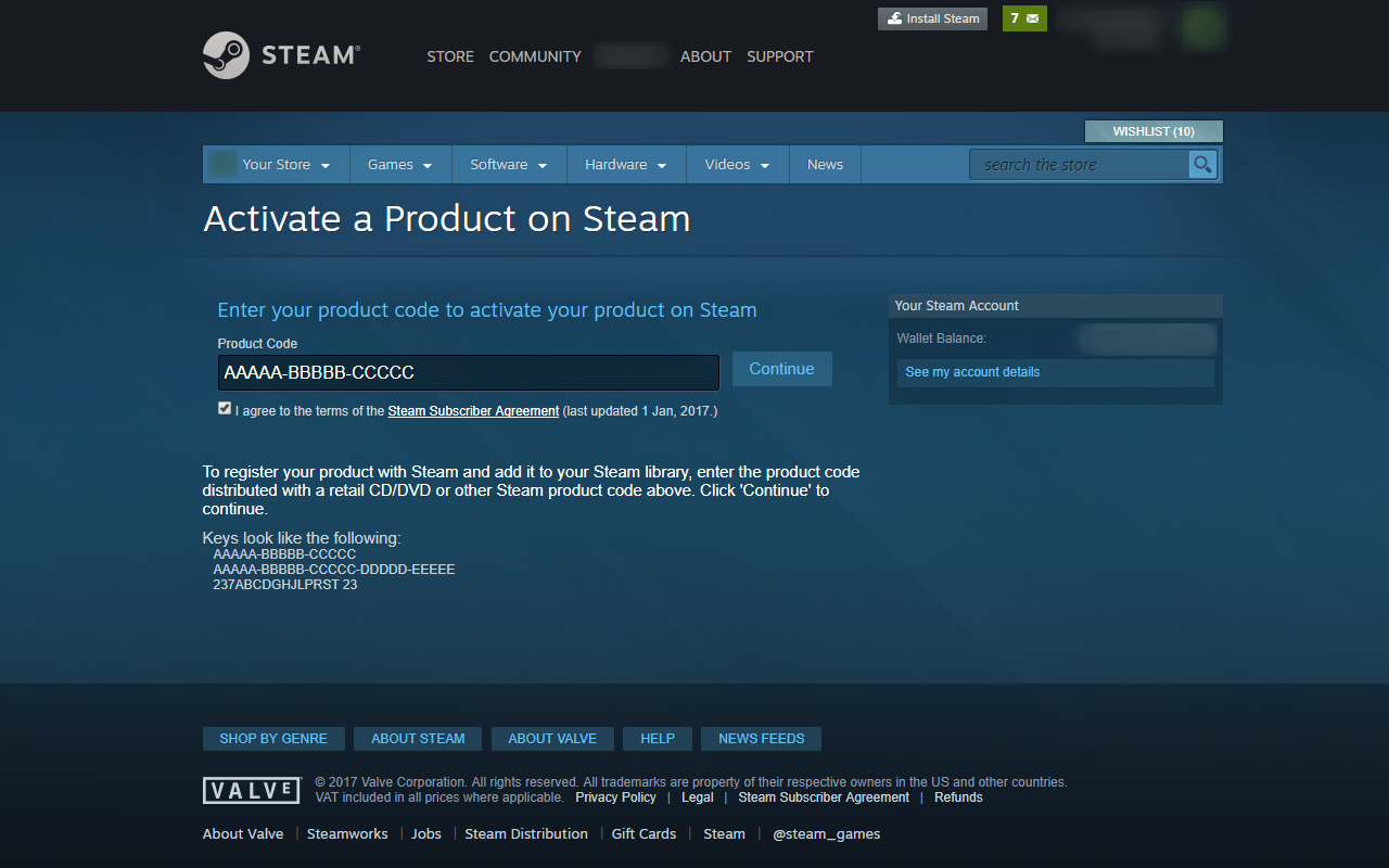 Activate Steam Key from Context Menu