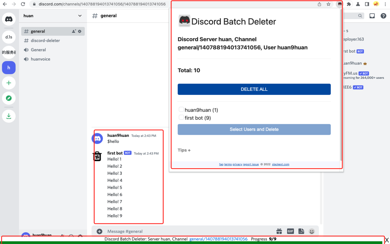 Discord Batch Deleter
