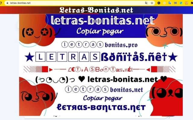 ▷Letras Bonitas⚡✅Copiar y Pegar fuentes
