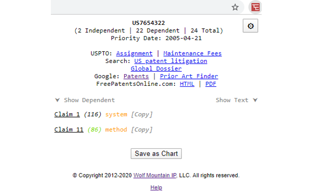 Patent Claims Analzyer