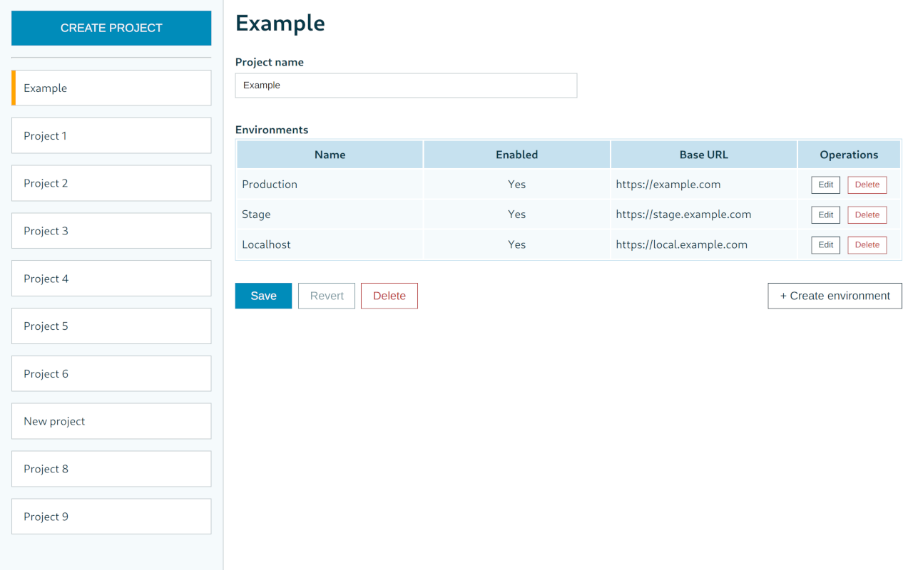 Environment switcher 2.0