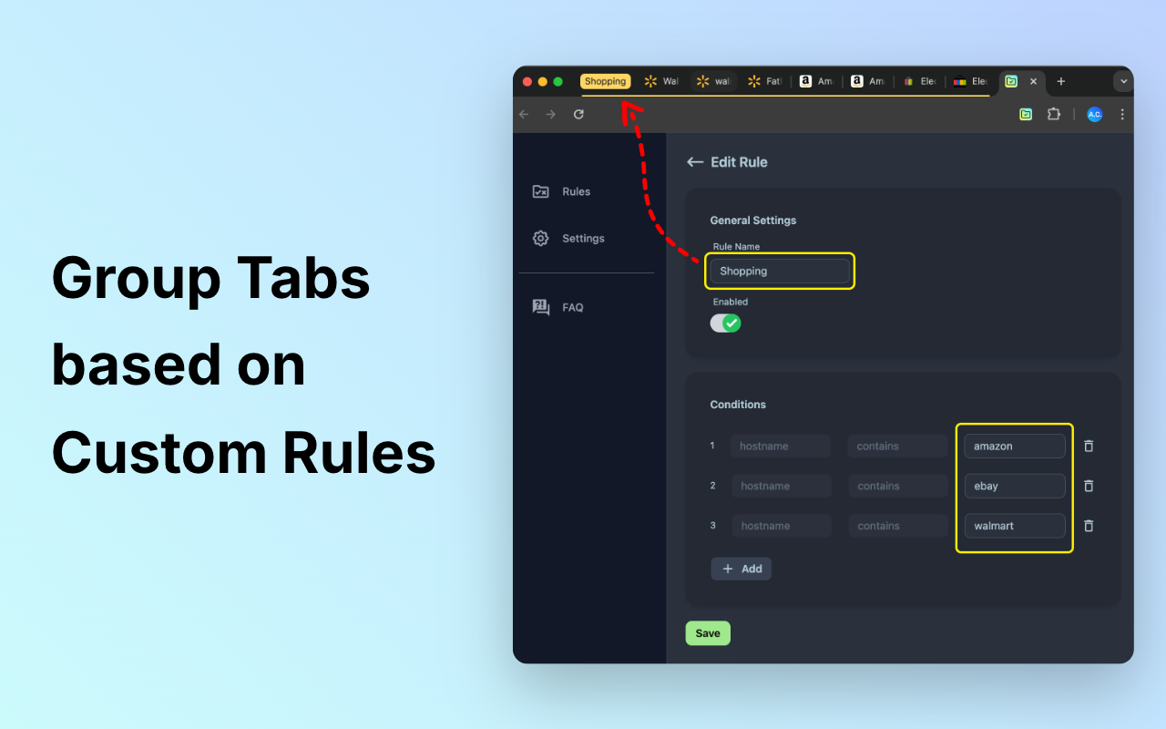 Tab Organizer: Productivity Tool