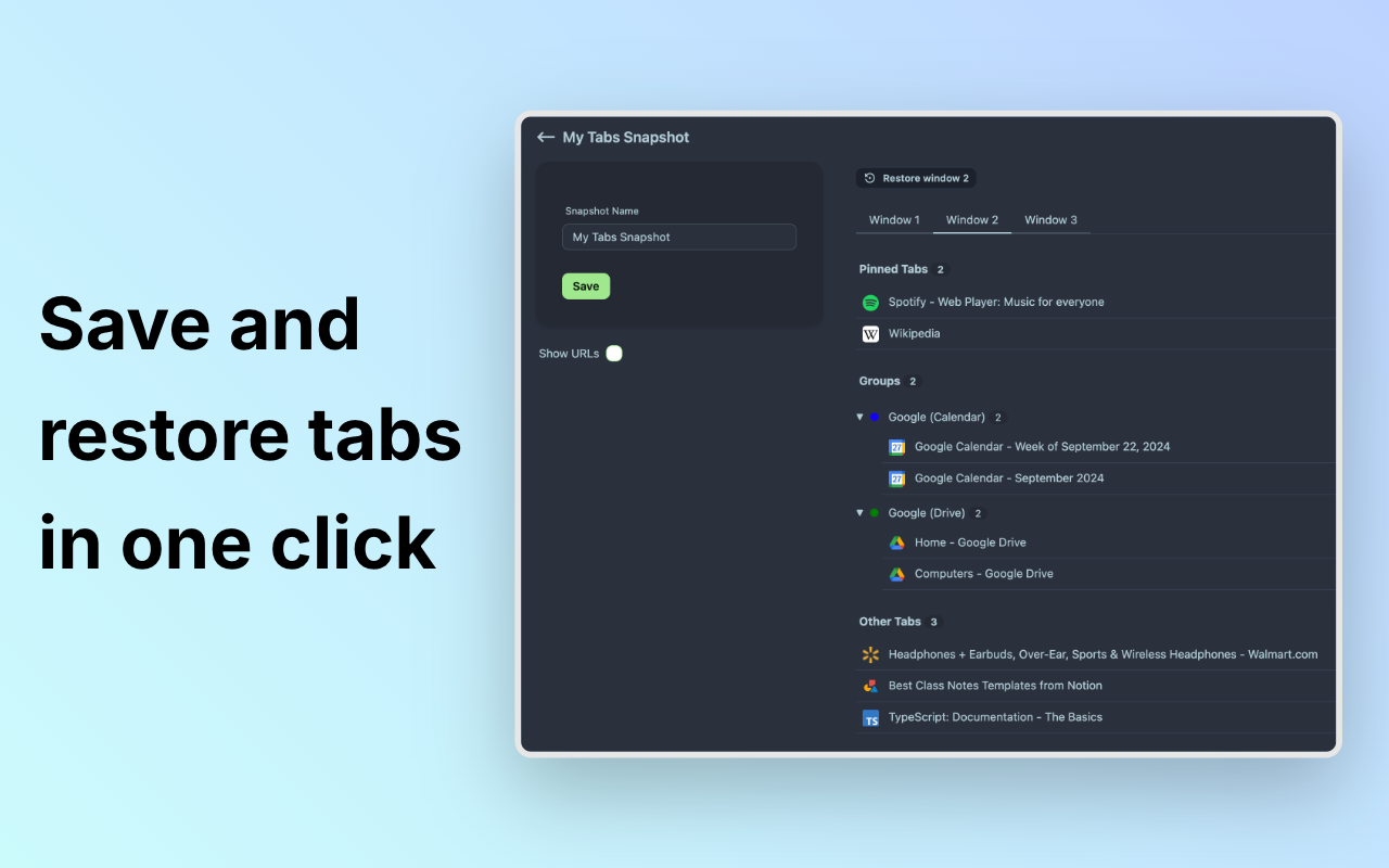 Tab Organizer: Productivity Tool