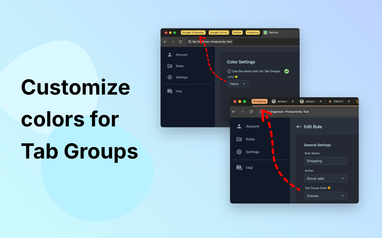 Tab Organizer: Productivity Tool