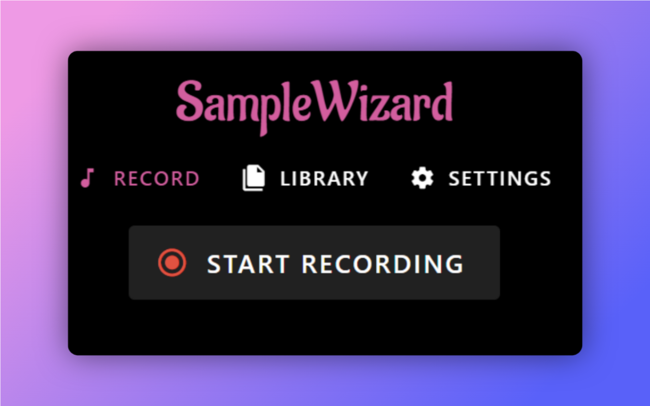 SampleWizard