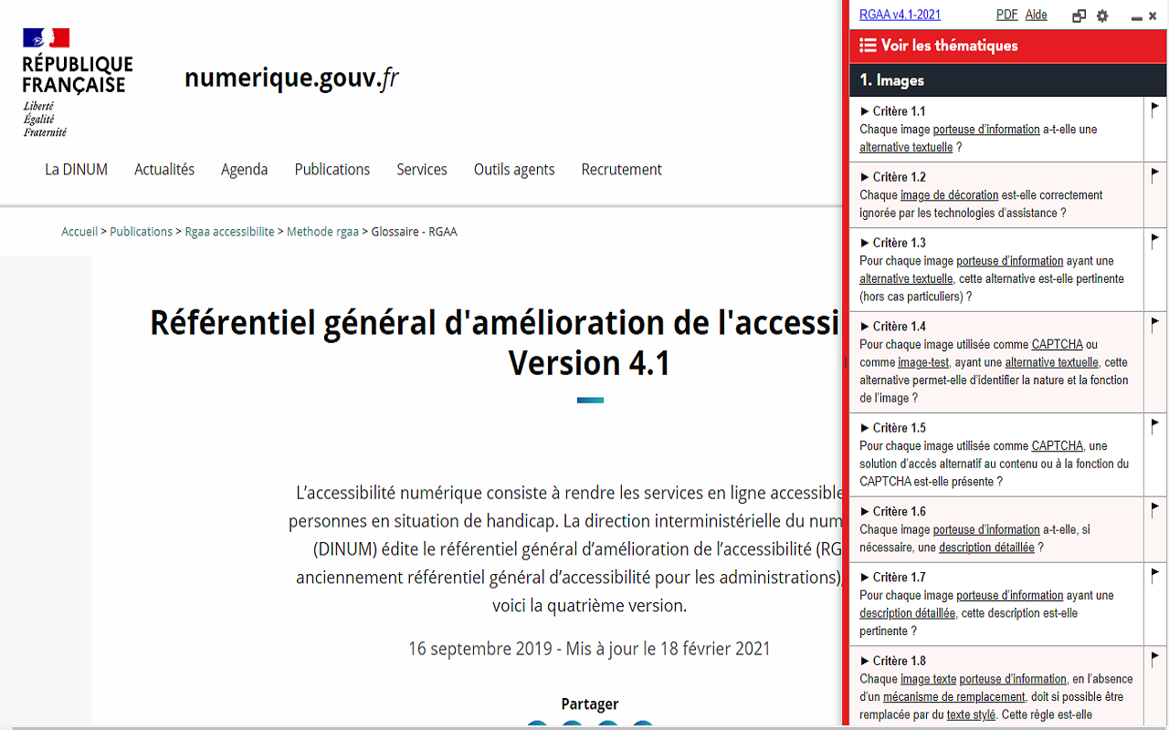 Urbilog Compéthance Assistant RGAA