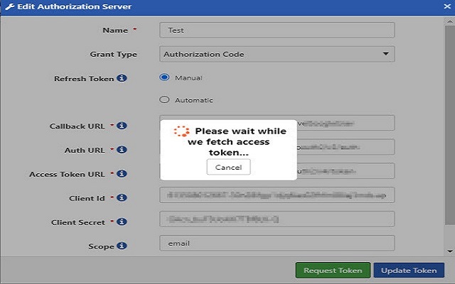 Opkey Token Request Plugin