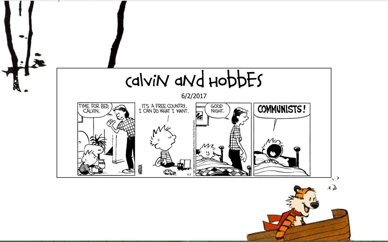 Daily Calvin & Hobbes