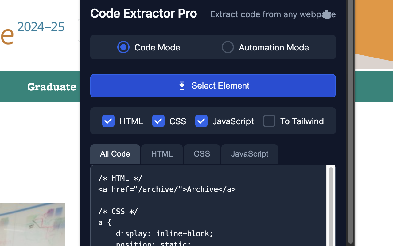 Code Extractor Pro