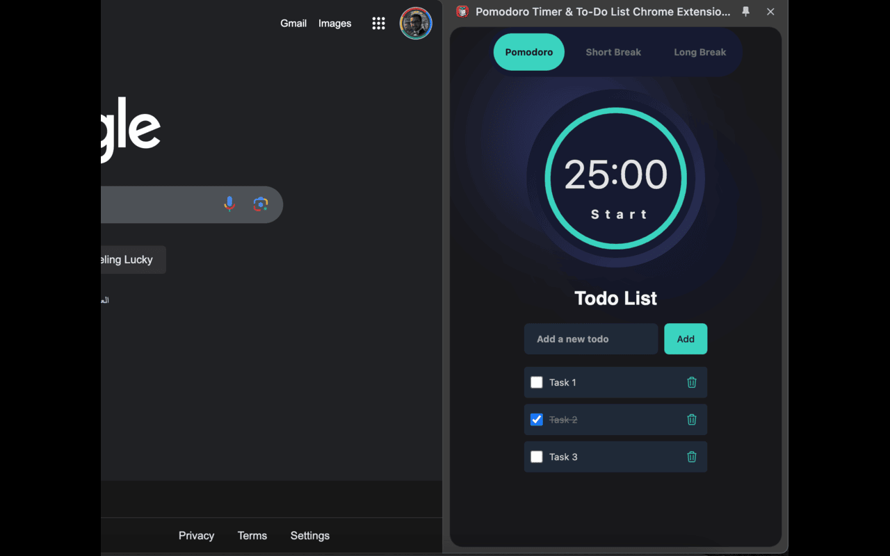 Pomodoro Timer & To-Do List Chrome Extension – Boost Focus & Productivity