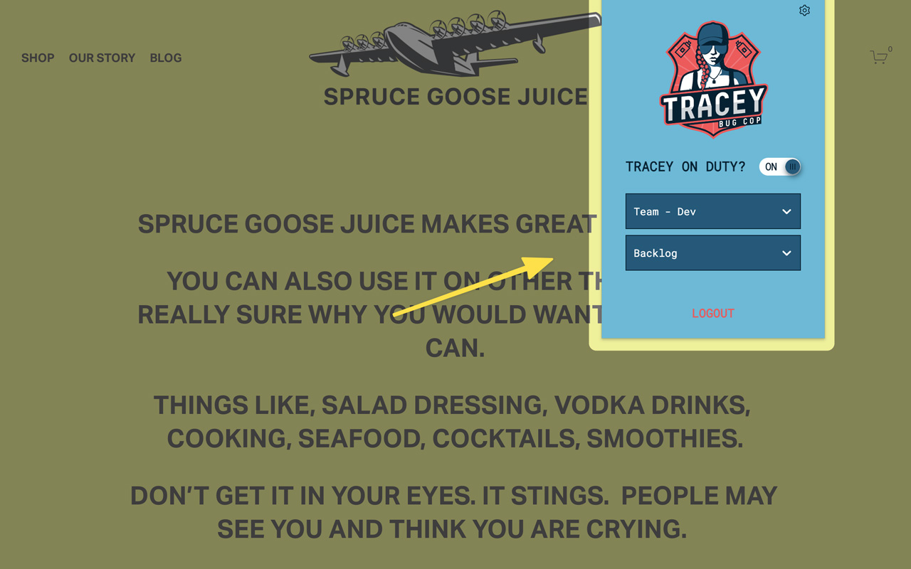 Tracey - Bug Cop for Trello
