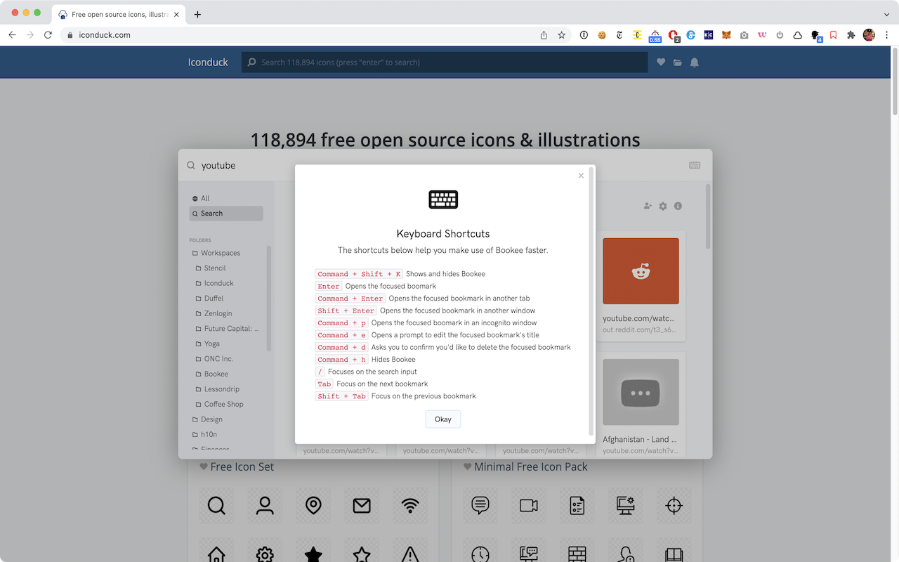 Bookee - Instant Bookmark Manager
