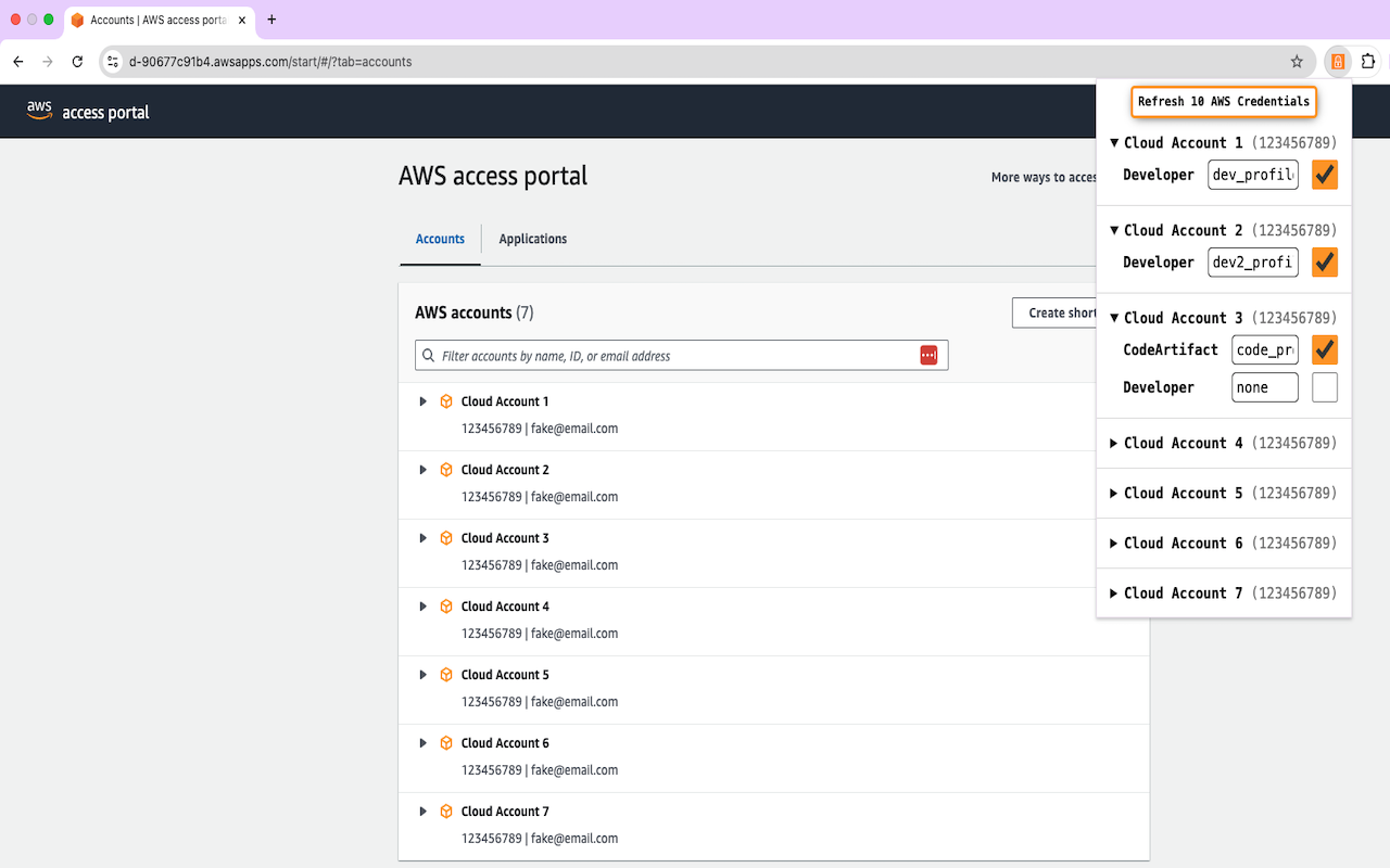 AWS Identity Center Credential Manager