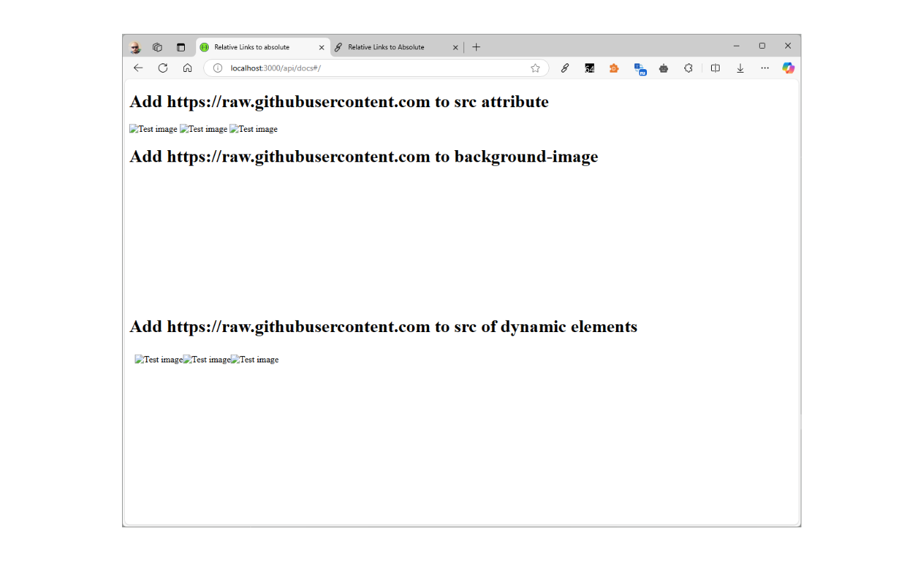 Relative Links To Absolute