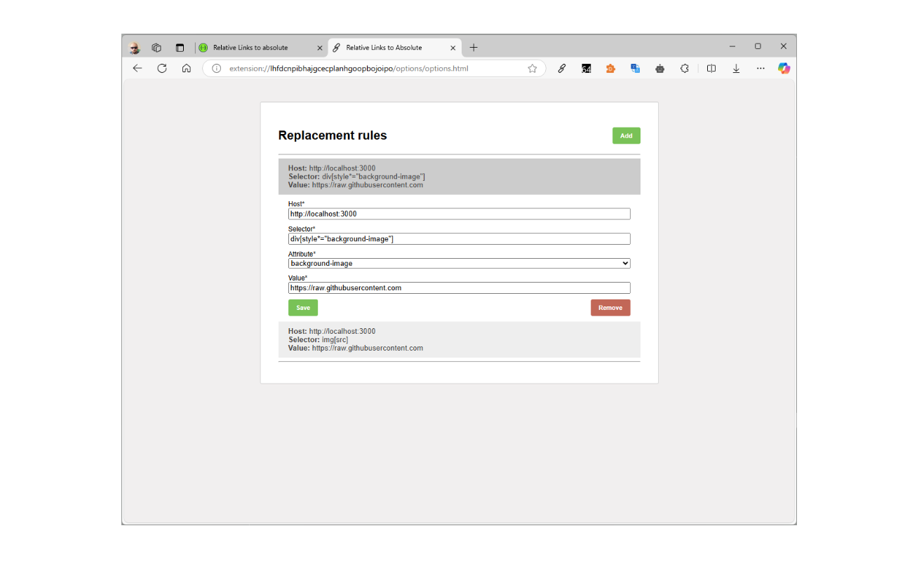 Relative Links To Absolute