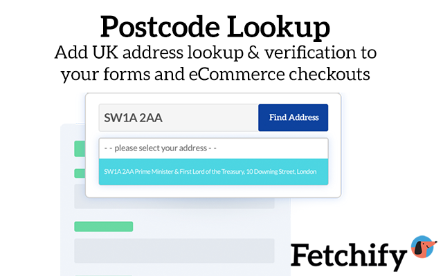 Fetchify Address Lookup