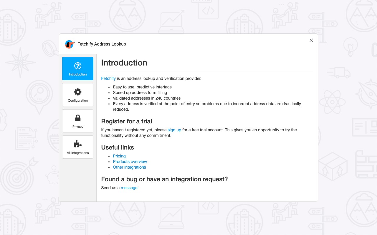 Fetchify Address Lookup