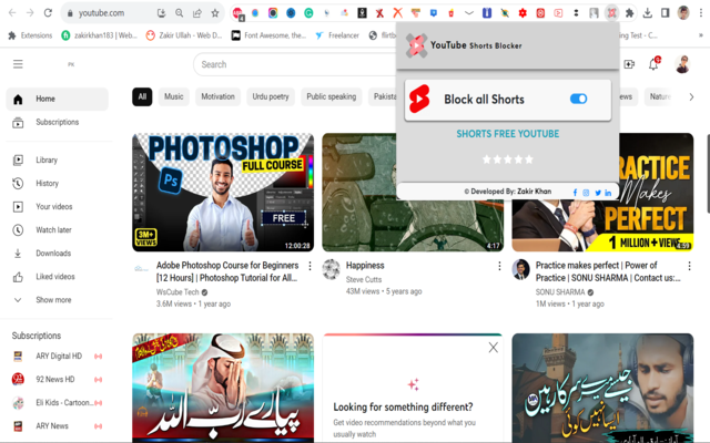 Shorts Blocker YouTube 2024
