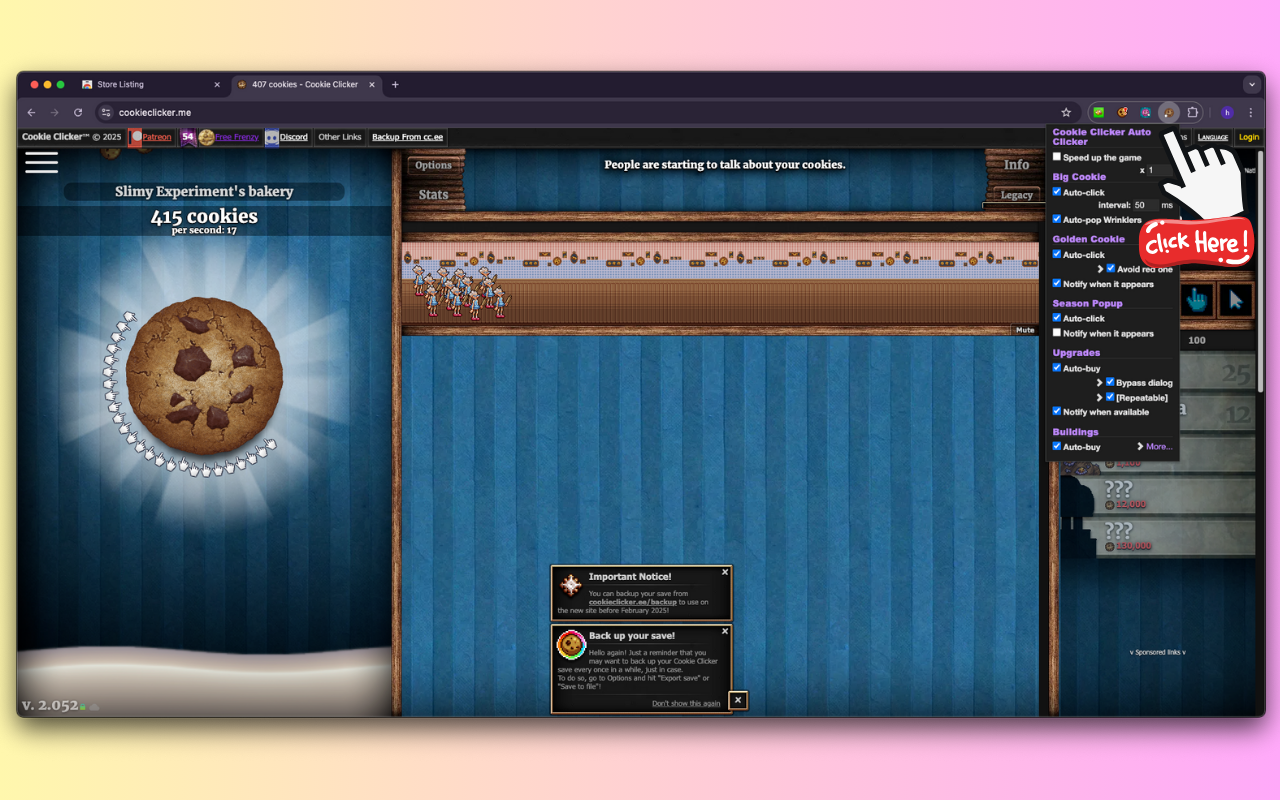 Cookie Clicker Auto Clicker