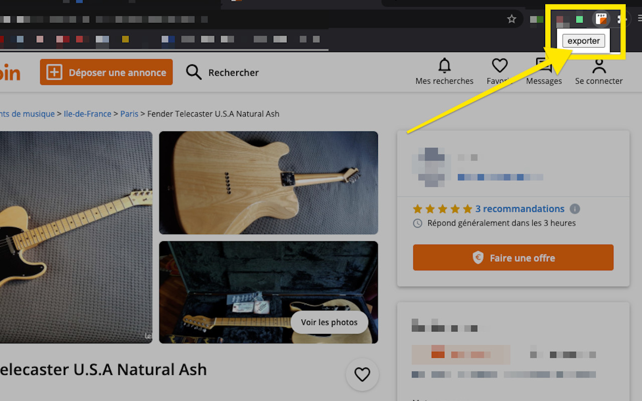PDF Exporter for leboncoin.fr