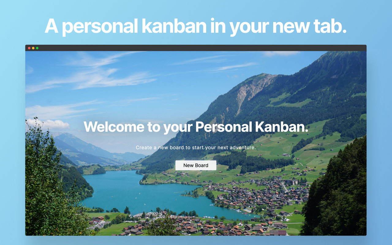 Personal Kanban - Work Beautifully in your New Tab