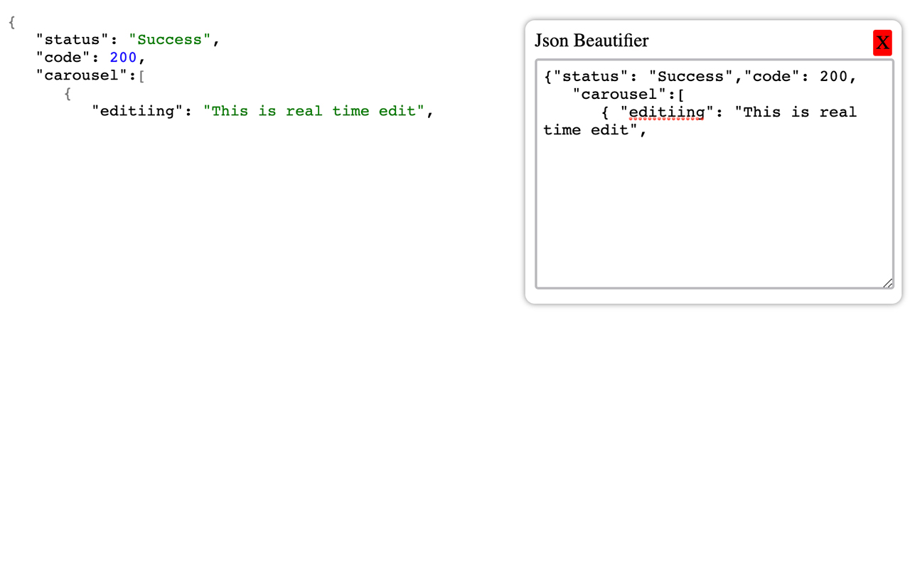 Json Beautifier