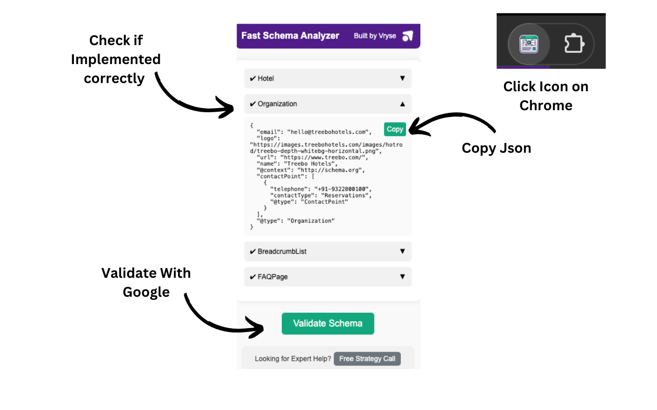 Fast Schema Markup Checker - By Vryse SEO