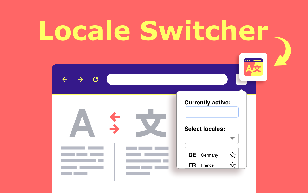 语言切换器 | 更改语言
