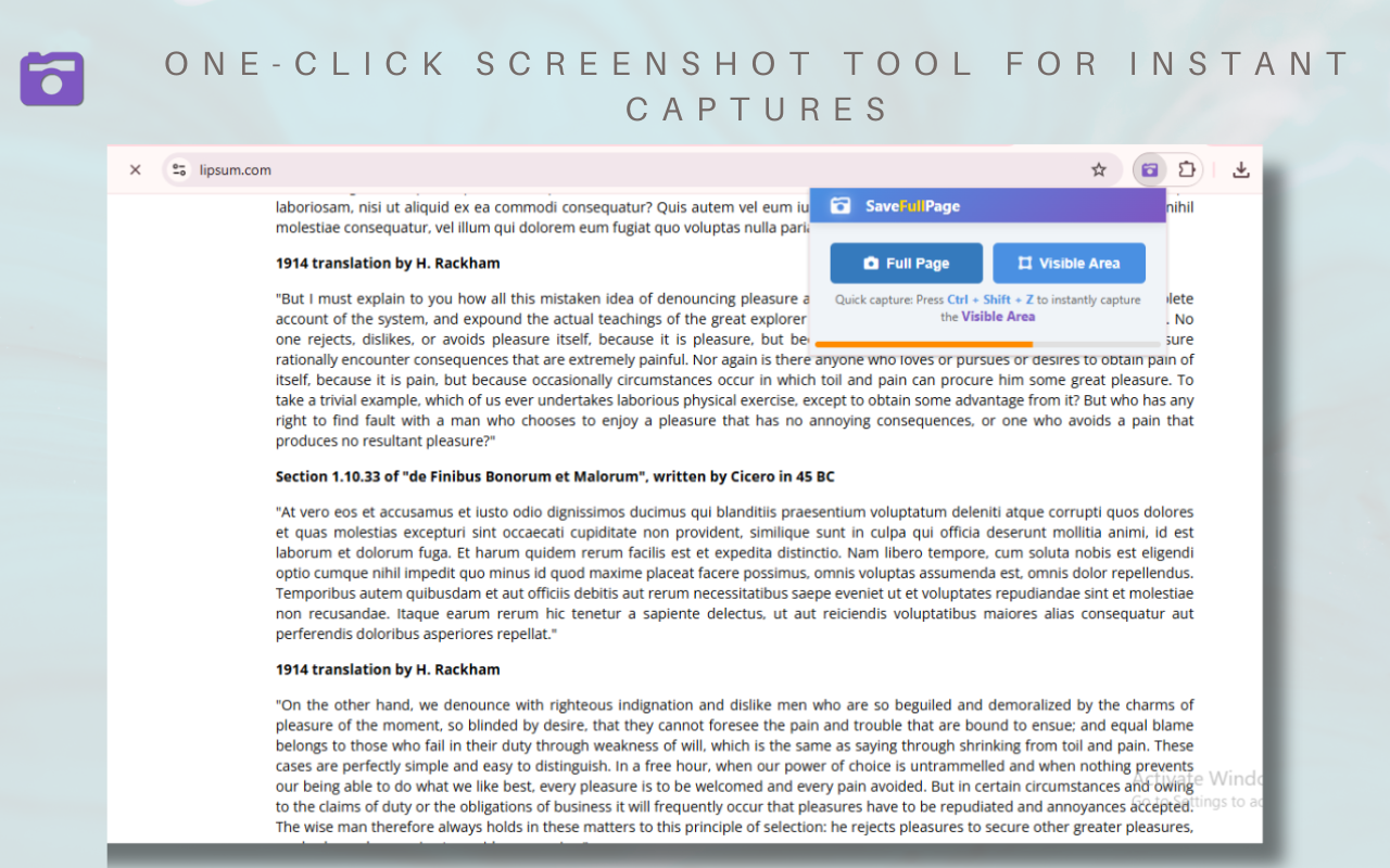 SaveFullPage - Full Page Screenshot Tool