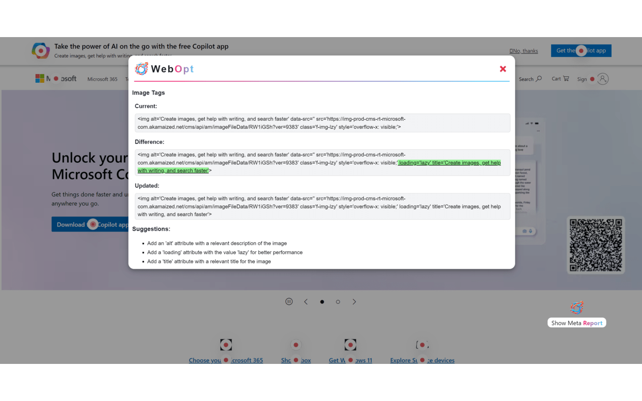 Webopt - Website Testing Tool
