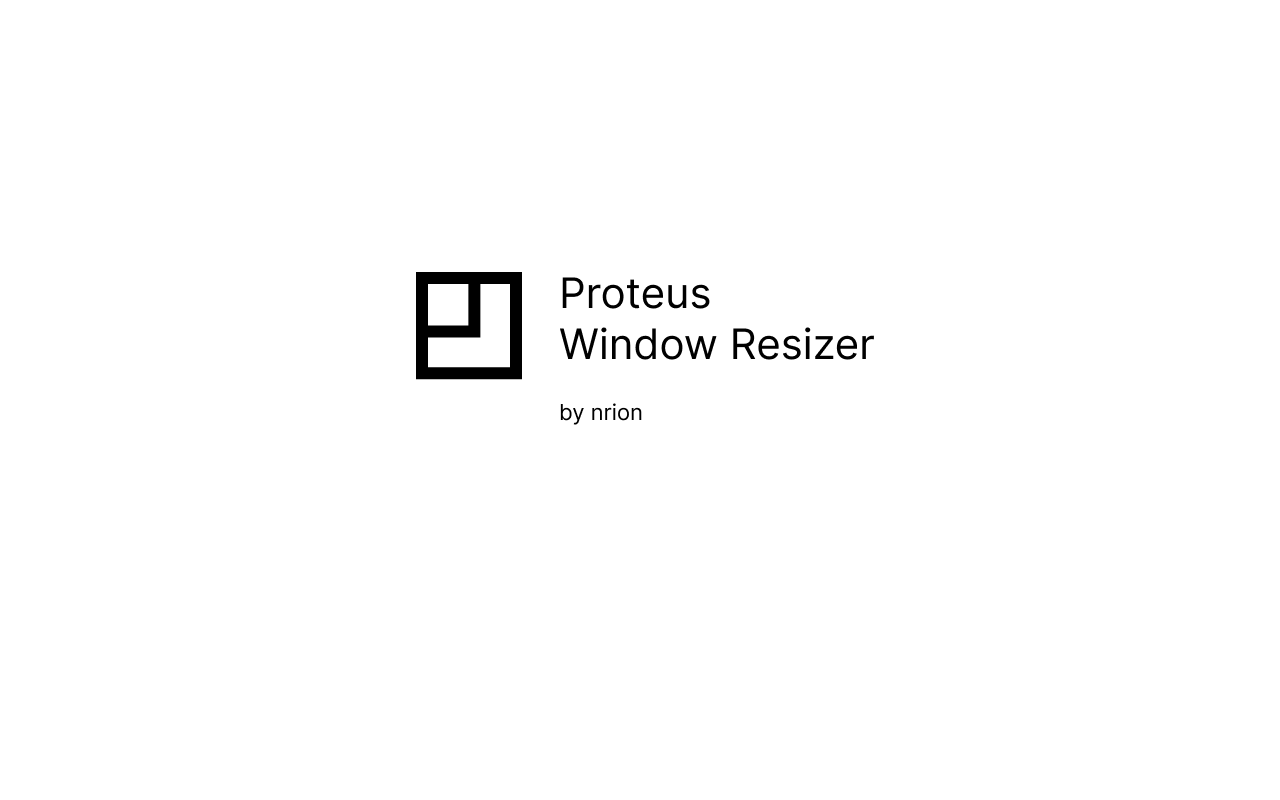 Proteus: Window Resizer