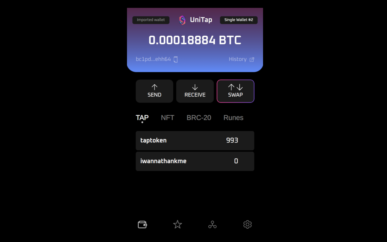 UniTap Wallet