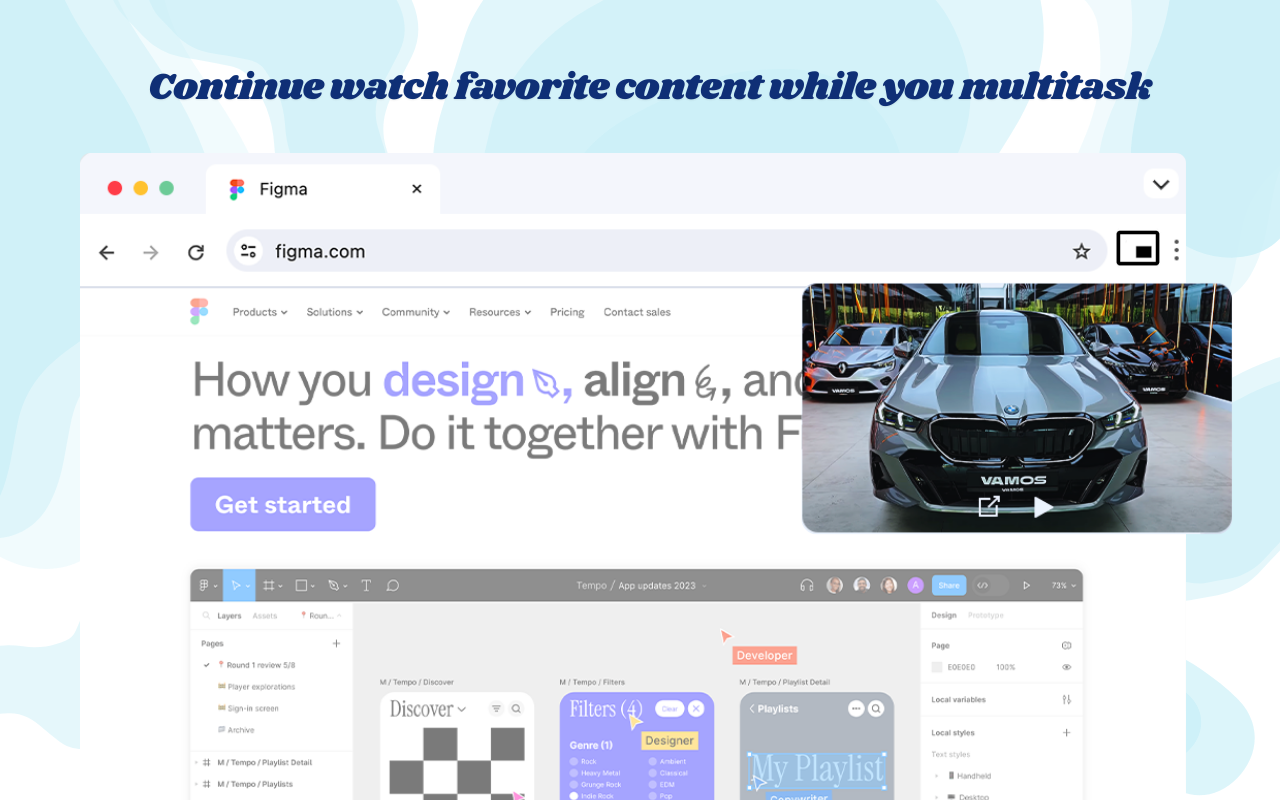 Picture-in-Picture - Mini Video Player