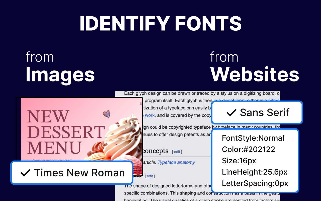 Font Expert: Identify Fonts from Images & Websites