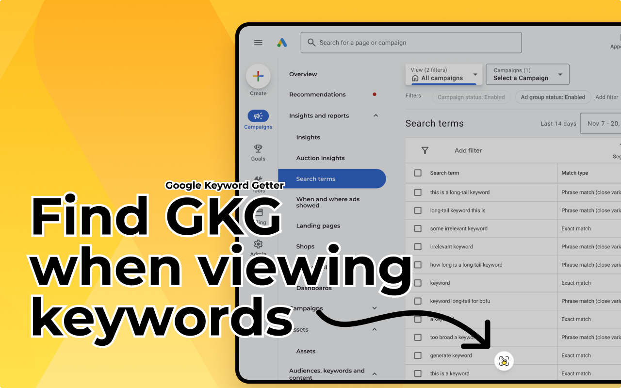 Google Keyword Getter