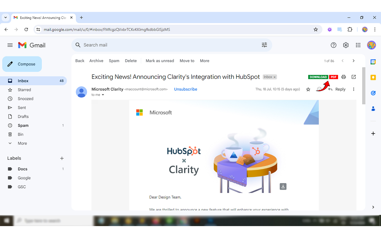 Gmail Message Backup