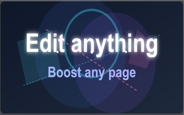 Edit anything - Boost any page