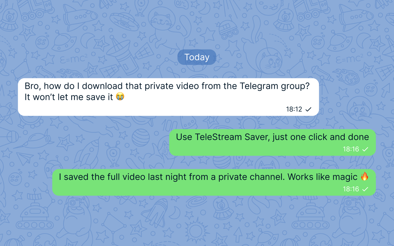 TeleStream Saver – Telegram Private Media Downloader