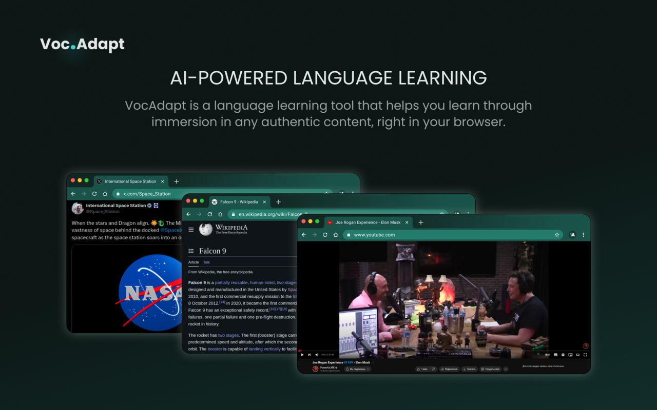 VocAdapt – Language Learning with Simplified Content
