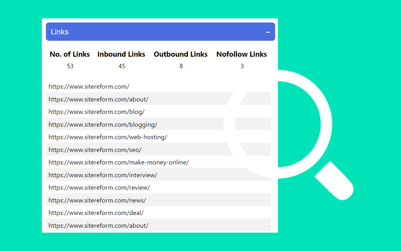 Webpage Analyzer - SEO Tool