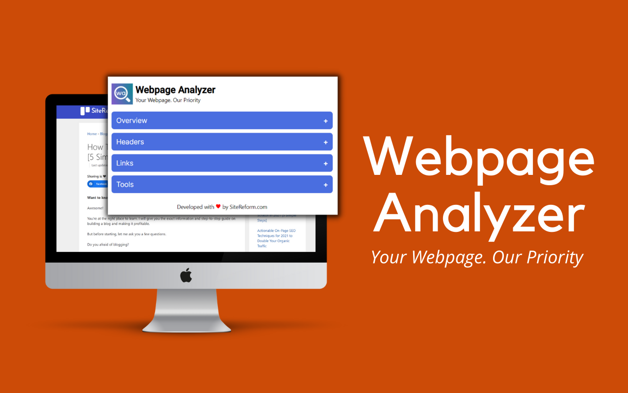 Webpage Analyzer - SEO Tool