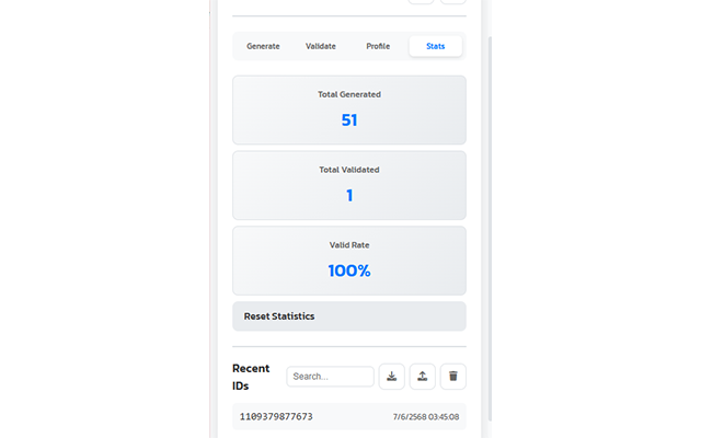 Thai Citizen ID Generator