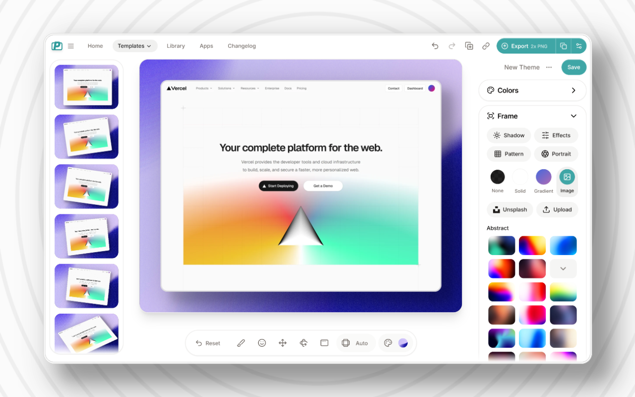 PostSpark - Create Nice Screenshots and Mockups