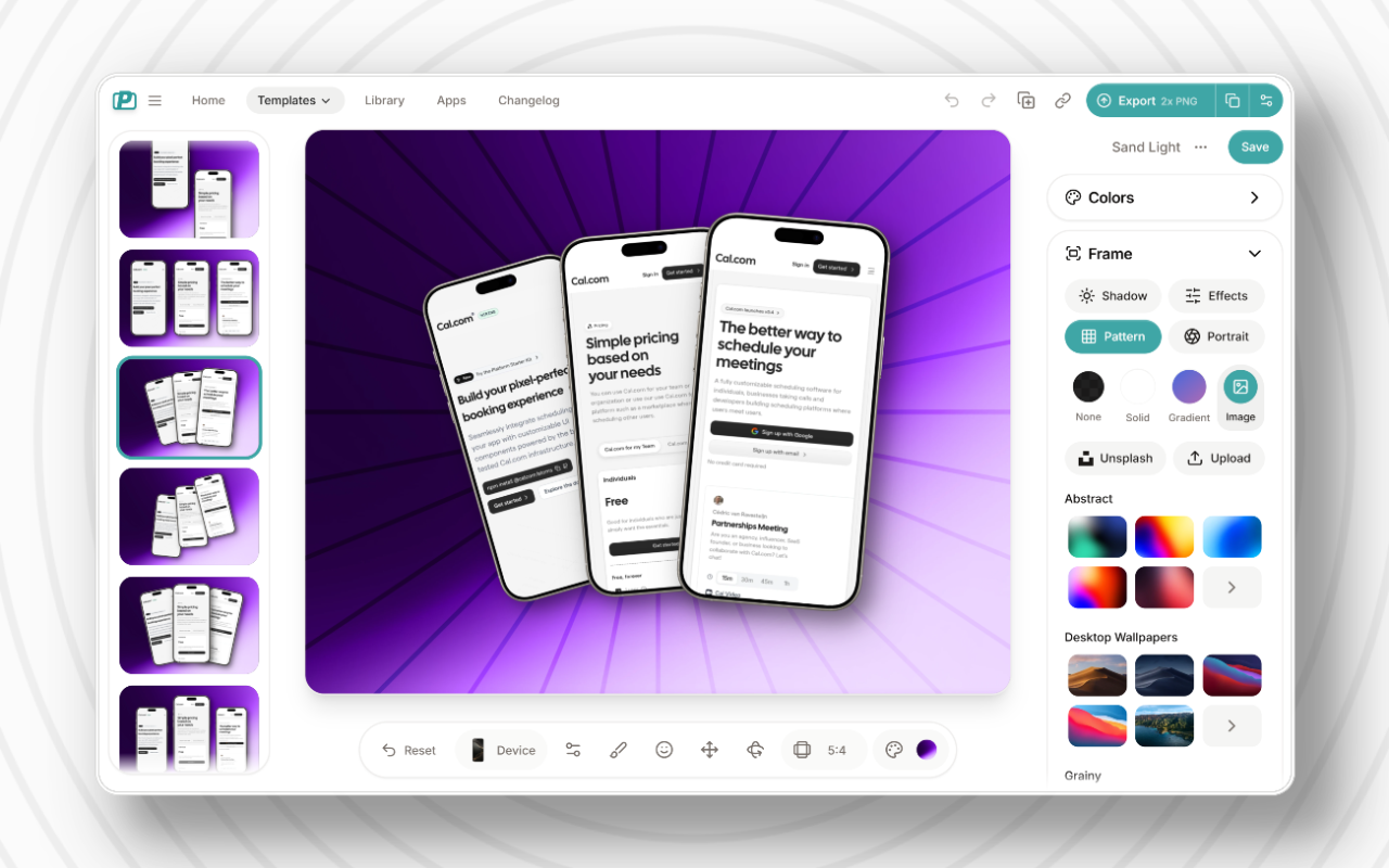 PostSpark - Create Nice Screenshots and Mockups