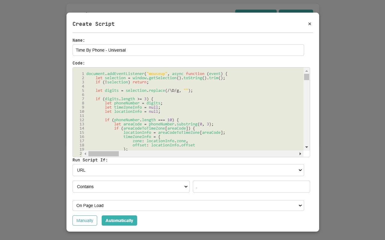 Moonly - JavaScript Injector