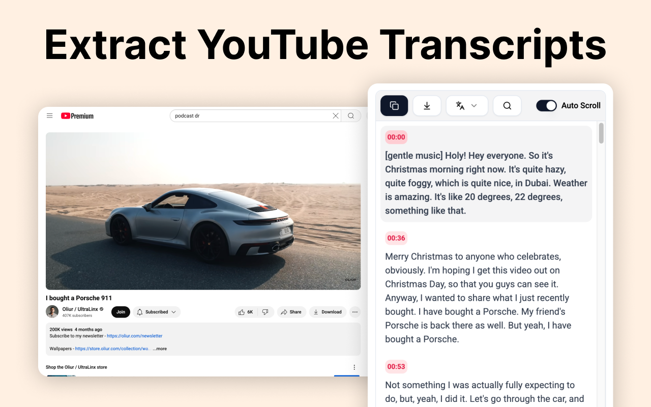 Youtube Transcript Generator