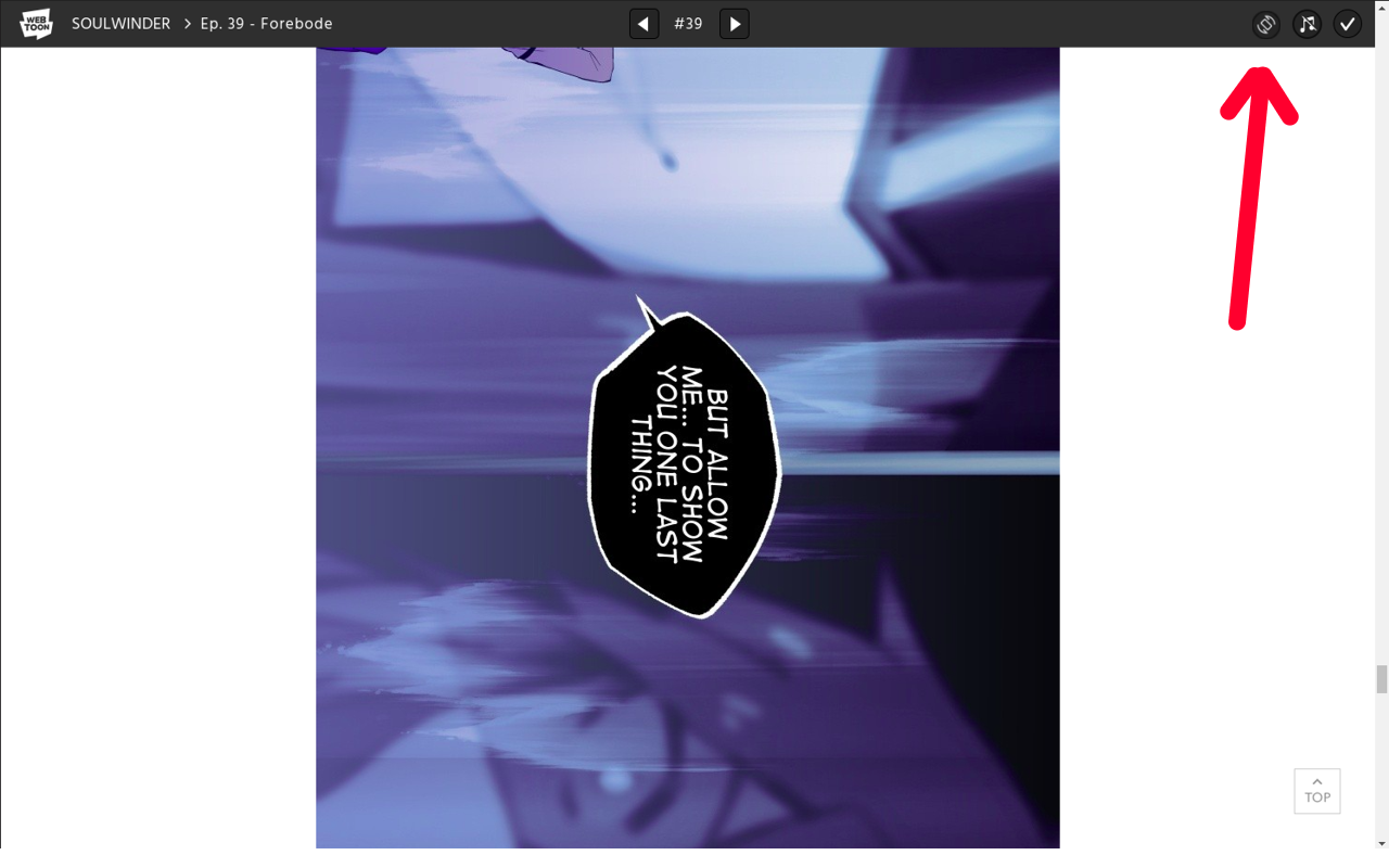 Webtoon viewer landscape mode