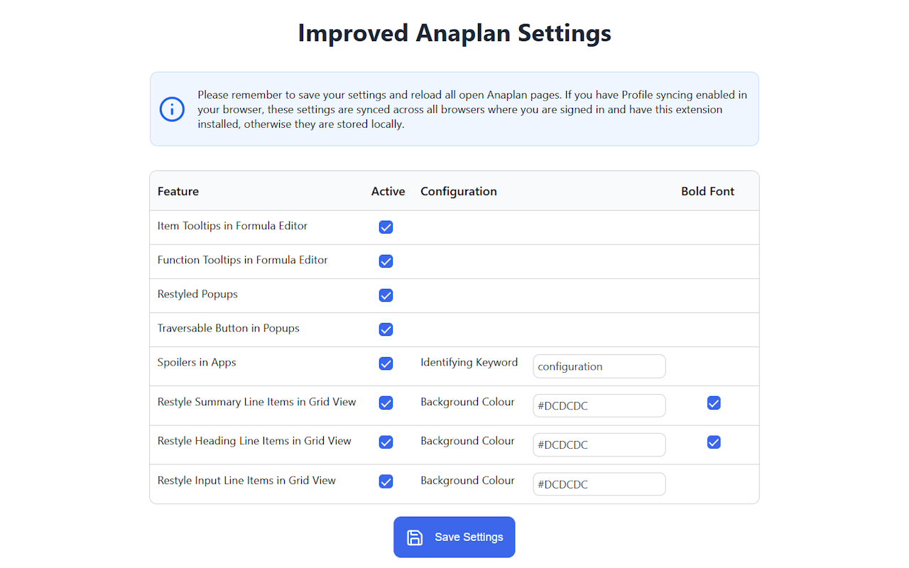 Improved Anaplan