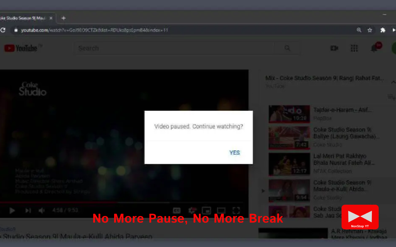 NonStop Youtube