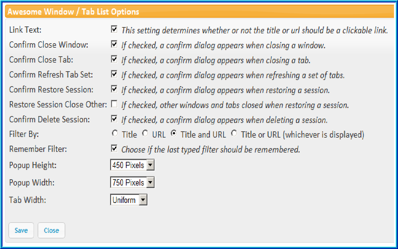 Awesome Window & Tab Manager